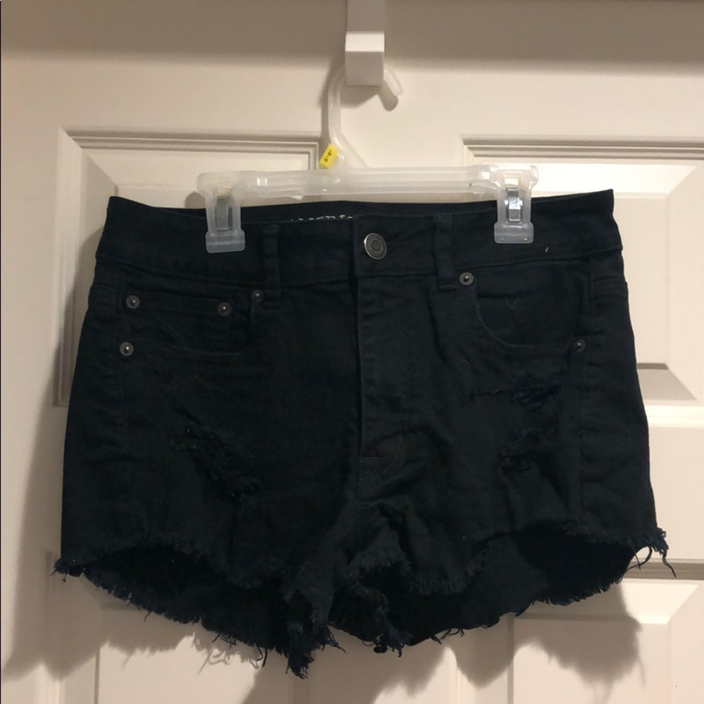 American Eagle high wasted distressed jean shorts